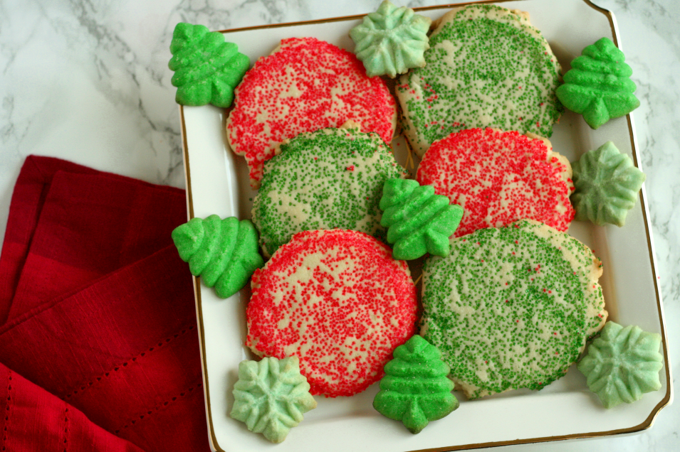 Sugar Cookie Recipe with my Oxo Cookie Press