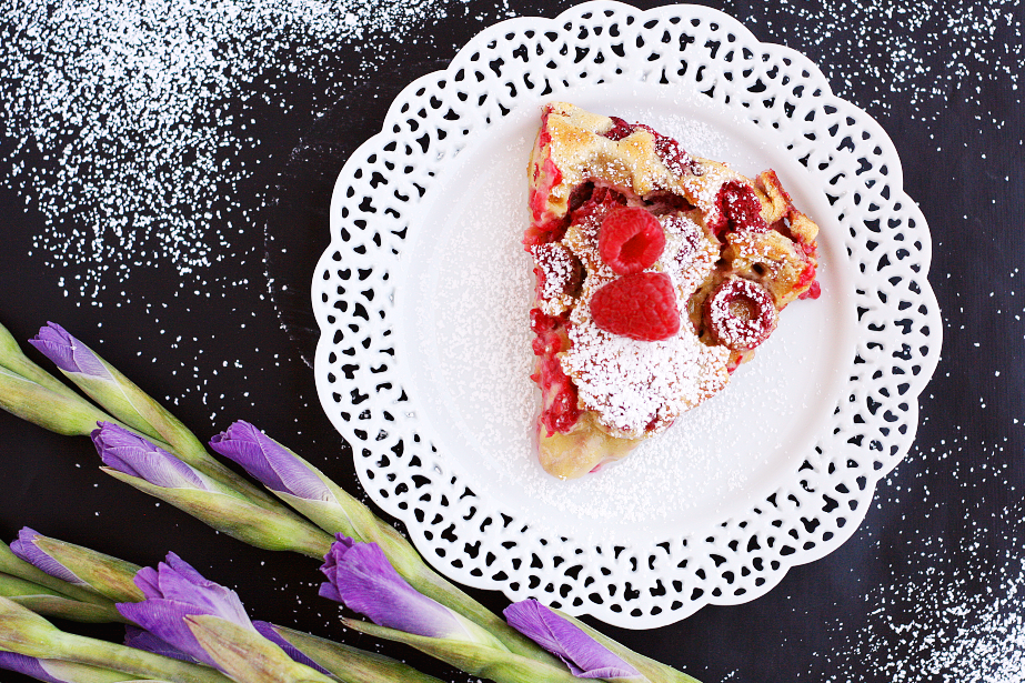 Sassy Raspberry Raspberry Clafoutis - Simple, Sassy and Scrumptious