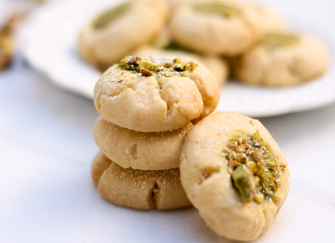 Pistachio Butter Cookies - Simple, Sassy and Scrumptious